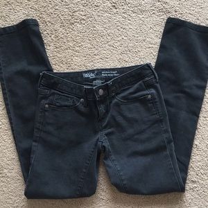 Black Straight Leg Jeans